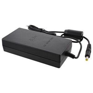 Power supply adapter for PS2 Slim Sony console AC/DC adapter lead UK plug - black |